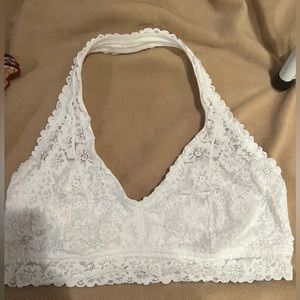 White Aerie Halter Bralette
